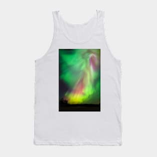 Big beautiful multicolored northern lights Tank Top